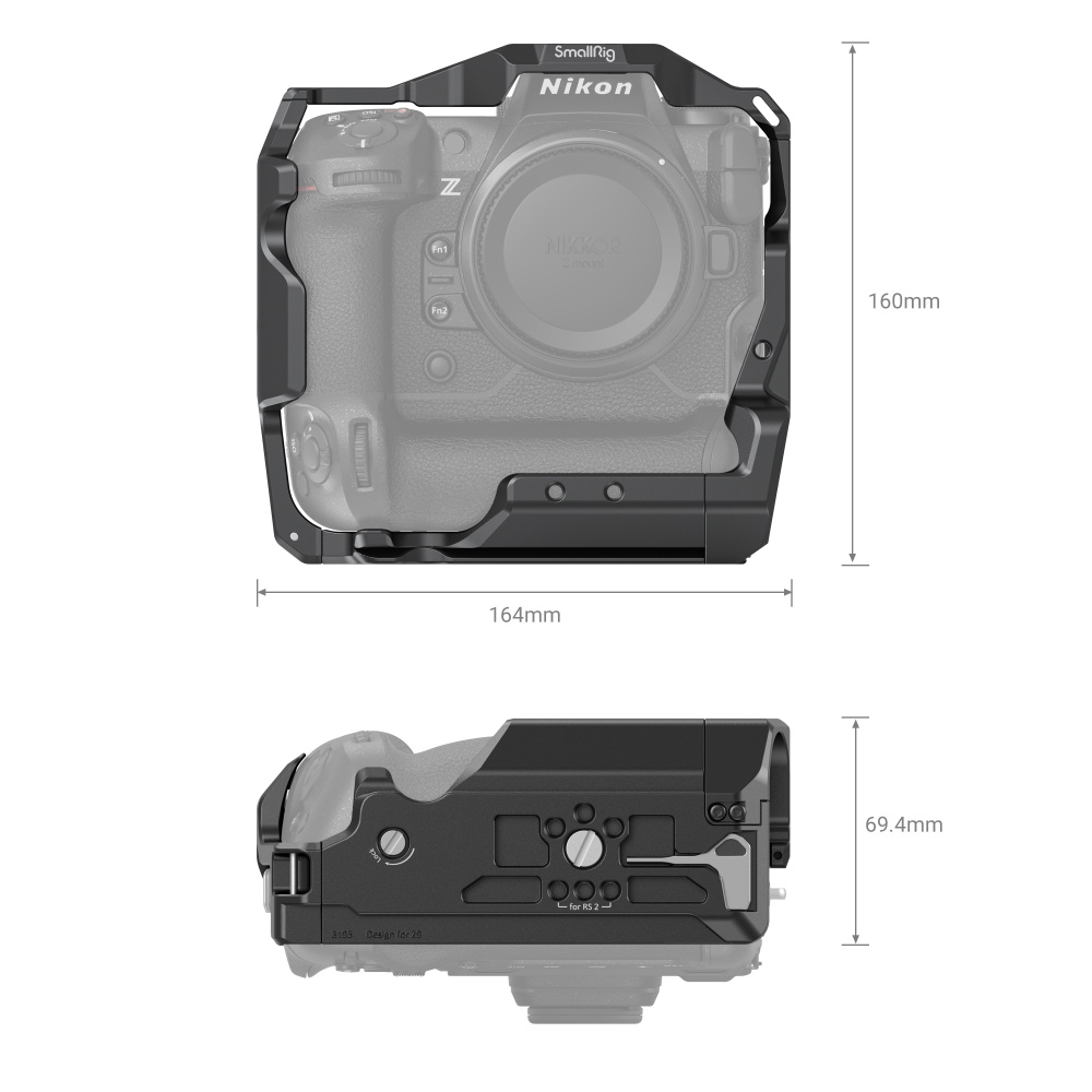 SmallRig Camera Cage za Nikon Z9 3195 - 4